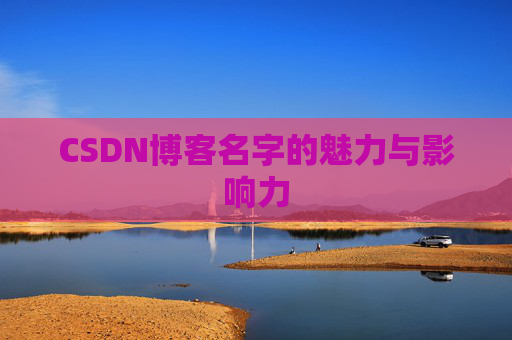 CSDN博客名字的魅力与影响力